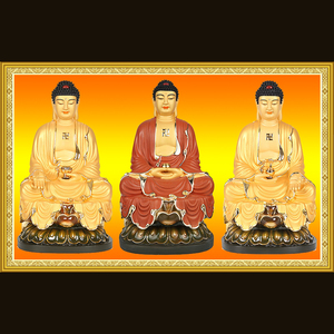 三宝佛十字绣