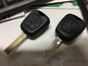 标致206 207 307直板遥控器 雪铁龙c2一体遥控钥匙总成