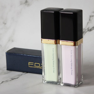 o.x彩妆芙珂姿fox羽柔润色隔离霜白绿紫色专柜正品进口