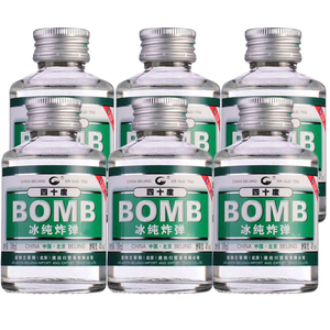 亚特兰蒂斯北京二锅头酒40度/56度BOMB100ml*6瓶清香型白酒陈年老