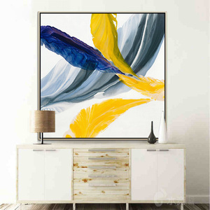 现代风格抽象油画北欧餐厅挂画创意家居客厅装饰画样板房巨幅壁画