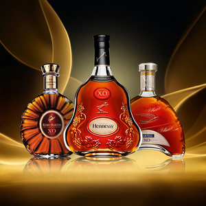 【就近配送】轩尼诗700ml 人头马700ml 马爹利700ml xo组合洋酒