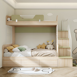 索菲亚踏踏米定制榻榻米床衣柜一体榻榻米儿童间全屋定制上下床