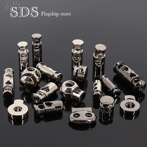 收紧衣服纽扣止绳扣绳子固定卡羽绒服金属弹簧锁扣卡扣圆形帽子