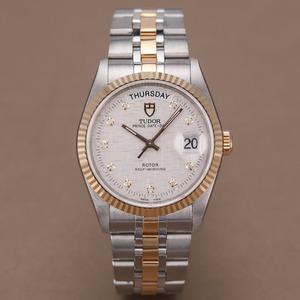 二手帝舵瑞士手表王子系列男士自动机械星期日历钻石刻度76213