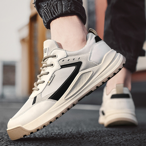 秋天男鞋子休闲牛仔裤搭配束脚裤穿的运动鞋秋季潮鞋透气板鞋秋鞋