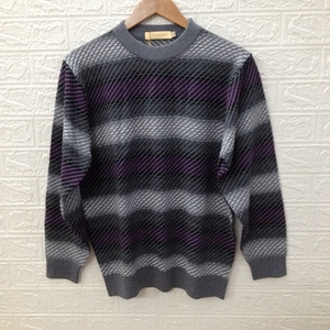 z038尾货男士装70%羊毛30%氨纶针织羊毛衫保暖紫灰