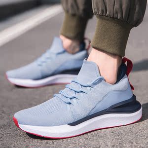 小米运动鞋男4代米家春季网面透气轻便跑步鞋减震防滑耐磨休闲鞋