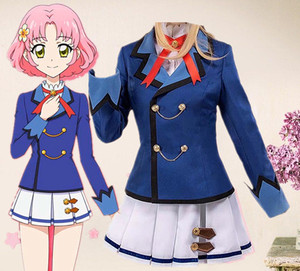 偶像活动 星光学园 星宫草莓 雾矢葵 秋冬校服cos服