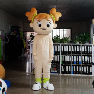 定制动漫幼儿园活动扮可爱幸运小女孩宝宝表演玩偶卡通人偶衣服