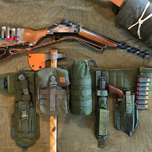 【生存装备超市】经典edc包 野外求生包可加背带 装水壶炉头气罐