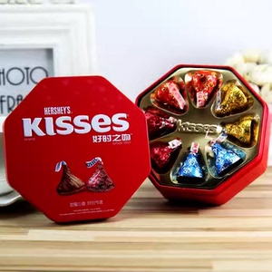 好时巧克力kisses8粒12粒八角礼盒装 结婚生日满月回礼 成品喜糖
