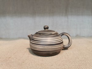 建水紫陶茶壶 李昊纯手工壶浮雕西施壶特色绞泥壶泡茶壶0人付款698