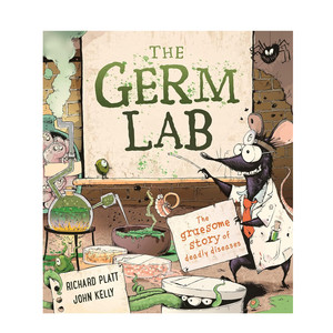 英文原版 The Germ Lab: The Gruesome Story of Deadly Diseases 细菌实验室:致命疾病的可怕故事 少年儿童科普百科STEAM读物