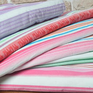 中式传统田园条纹布全棉斜纹土布粗布床品布双喜字老被里被单布料