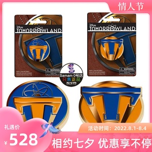 000人付款淘宝特价 上海迪士尼乐园明日世界徽章pin米奇头金属银色