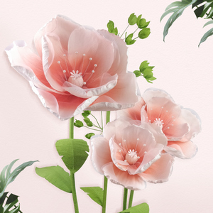 纯手工纸花定制大型婚礼现场布置道具装饰落地立体皱卷染色纸艺花