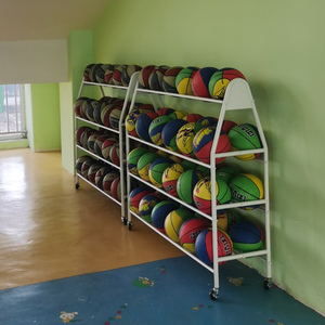 幼儿园篮球收纳架足球排球置球架儿童皮球框架学校室内小学生球车
