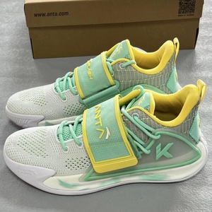 anta安踏kt汤普森水花2代防滑耐磨低帮篮球鞋瓷绿男112211650s-4