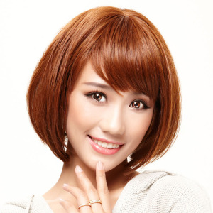 wigs2you日本全假发正品 短齐刘海蓬松bob头假发套 清爽时尚