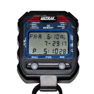 定尔志ultrak电子秒表大字体三排显示运动跑表计时器dt483b