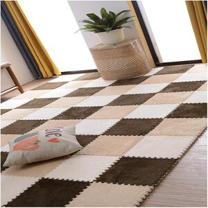 隔凉地垫宿舍拼接房间绒面加厚保暖卧室家用泡沫垫子爬行毛毯大片