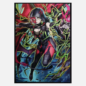 游戏王卡套黑魔女牌套狩猎罪宝碎闪妹套ygo卡牌保护套diy63x90