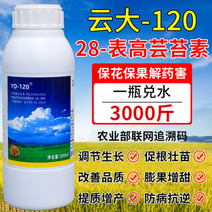 云大120万保28表高芸苔素内脂酯水稻玉米保花保果植物生长调节剂