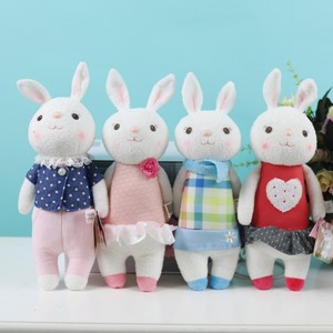 正版metoo咪兔提拉米兔公仔可爱卡通小兔子毛绒玩具儿童礼品玩偶