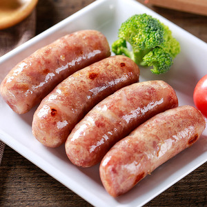 台湾烤香肠 黑胡椒地道肠 热狗烤肠600g冷冻火山石纯商用肉烤肠