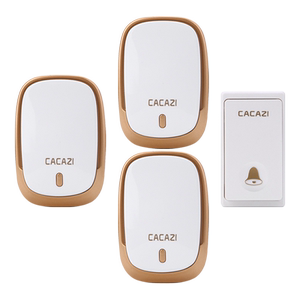 门铃远距离一拖三电子遥控门铃无线家用不用电池无线门铃 呼叫器