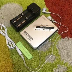 保修二手索尼卡带机wm-ex672超博金属磁带随身听送猪嘴耳机电池