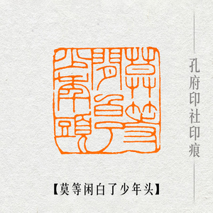 【莫等闲白了少年头】国展考级书画闲章成品章压角手工篆刻印章