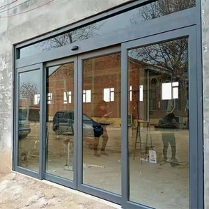 成都定制型材自动门肯德基门在感应门钢化玻璃电动门玻璃隔断墙