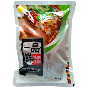 【5袋包邮】一品鲜荞麦冷面500g东北冷面一品升冷面朝族冷面2人份