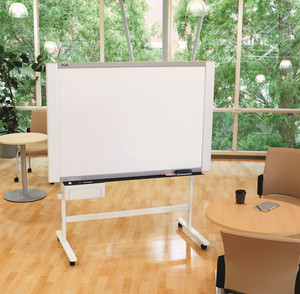 plus/普乐士热敏复印式电子白板k-10s/w含支架自带打印机bf-041s