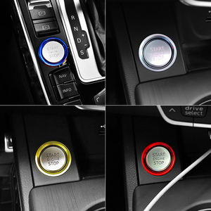 款奥迪新a4l/a5一键启动按钮面板装饰贴点火器开关亮贴片192人付款20
