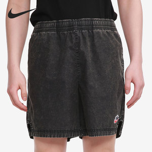 nike/耐克官方正品男子复古水洗宽松运动五分牛仔裤 dc1878-010