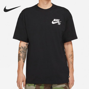 nike/耐克正品sb logo 2021新款男子休闲运动短袖t恤 dc7818-010