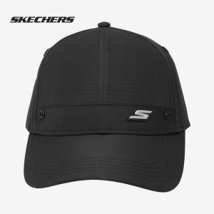 skechers/斯凯奇正品棒球帽遮罩带面巾户外骑行黑色帽子p121u007
