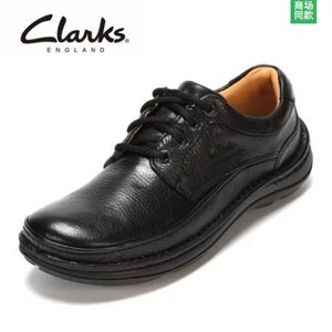 Clarks其乐男鞋Nature Three 耐磨厚底宽楦气垫王舒适皮鞋爸爸鞋