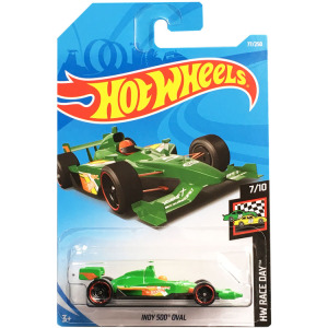 hotwheels风火轮 印地500方程式赛车.绿色indy 500 oval 19-77 9d
