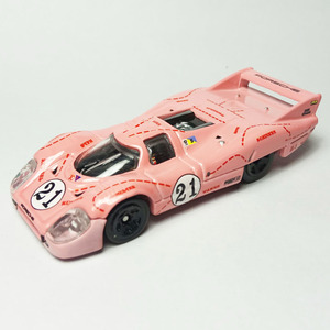 风火轮hotwheels改装定制车 保时捷917勒芒 粉猪涂装 赛车翻新diy