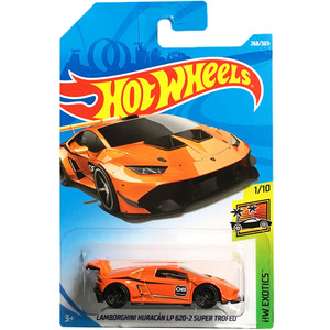 hotwheels风火轮 兰博基尼飓风橙色lamborghini huracan 268 8m