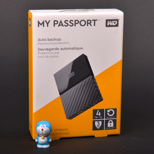 WD西部数据4TB移动硬盘USB3.0硬件加密My Passport Portable 4t