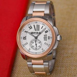 【95新】单表 卡*地亚卡利博系列w7100036男士自动机械手表42mm