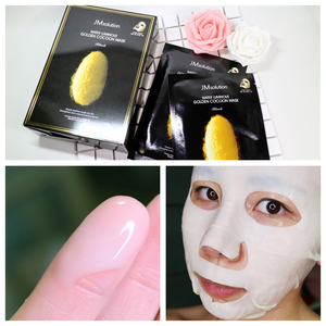 韩国jmsolution黄金水光蚕丝面膜蛋白精华玻尿酸补水提亮10片装