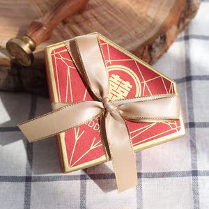 礼糖盒姐妹团伴手礼空爱心形礼盒包装结婚专用喜糖盒子空盒ins风