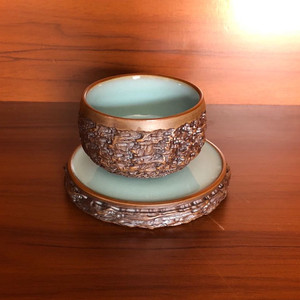 原产地汝州汝窑天青釉跳刀主人杯功夫茶开片可养陶瓷 品茗杯