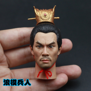 兵人1/6 古代系列 三国 第三方 吕布 头雕 奉先 吸铁头冠  现货